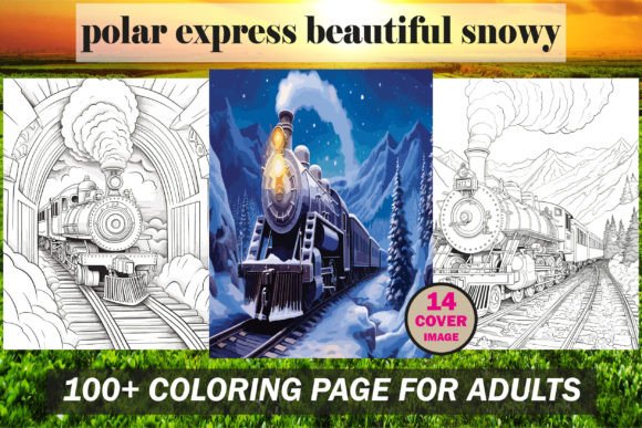 Download Beautiful Train Express Coloring Book - Express Collection