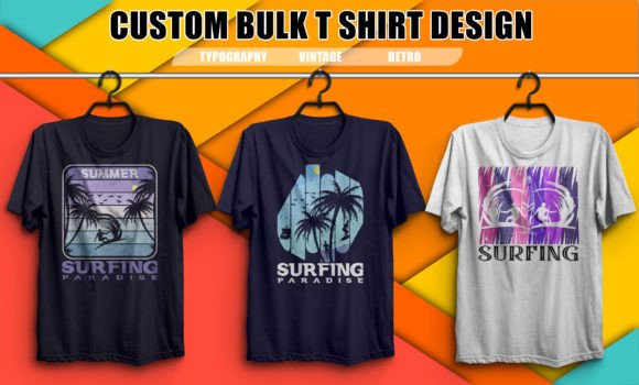 Download Retro Surfing Tshirt Bundle Design - Tshirt bundle Collection